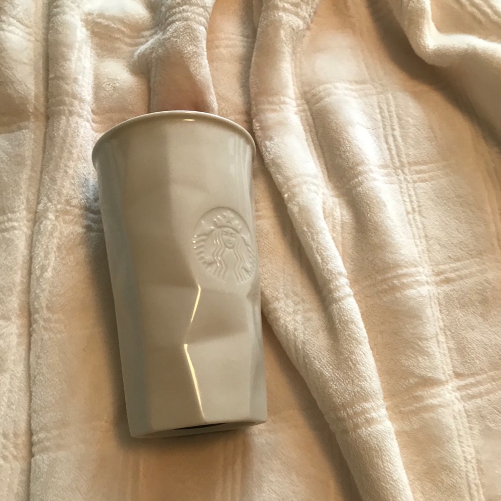 Starbucks ceramic travel mug